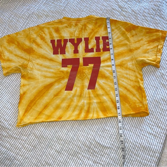 KC Chiefs Cropped Tie-dyed Wylie Tee small - Picture 4 of 4